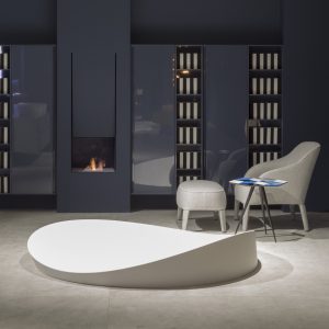 DUNE2 ANTONIO LUPI SEMI ENCASED ROUND CRISTALPLANT BATHTUB